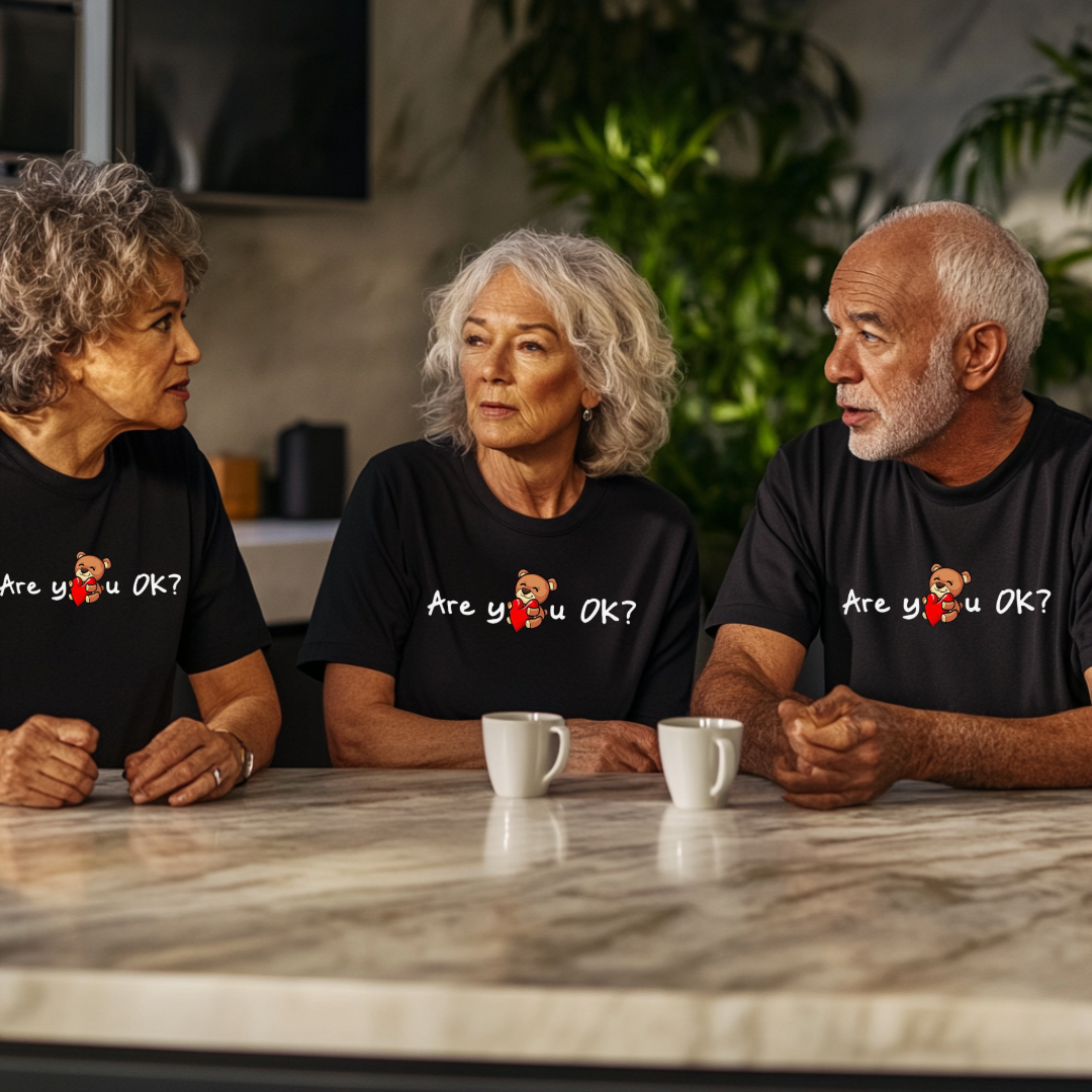 "Are You OK?" T-Shirt - Black